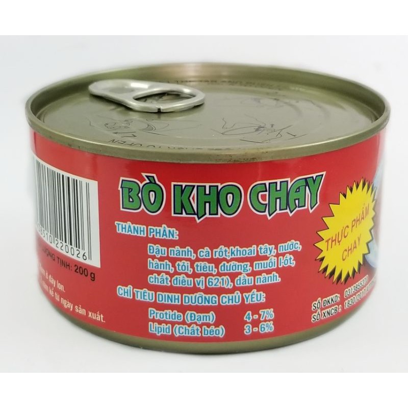 Bò kho chay_Đồ hộp chay