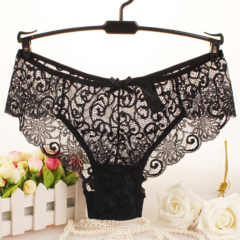Quần lót nữ size XS-XL vải ren mềm mại xuyên thấu gợi cảm nhiều màu tùy chọn