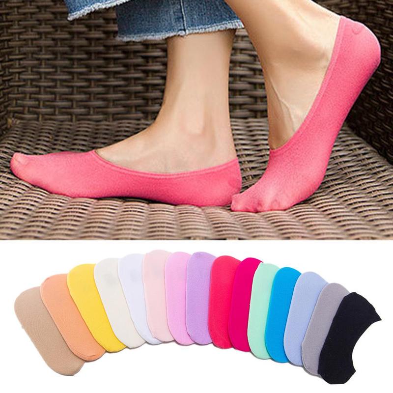 Vớ thuyền nữ vải nhung màu kẹo thời trang B3P9 Br N0N2