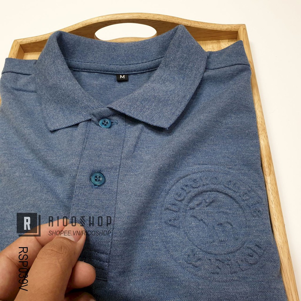 Áo áo thun nam có cổ cao cấp ab trơn đơn giản RSP039 | BigBuy360 - bigbuy360.vn