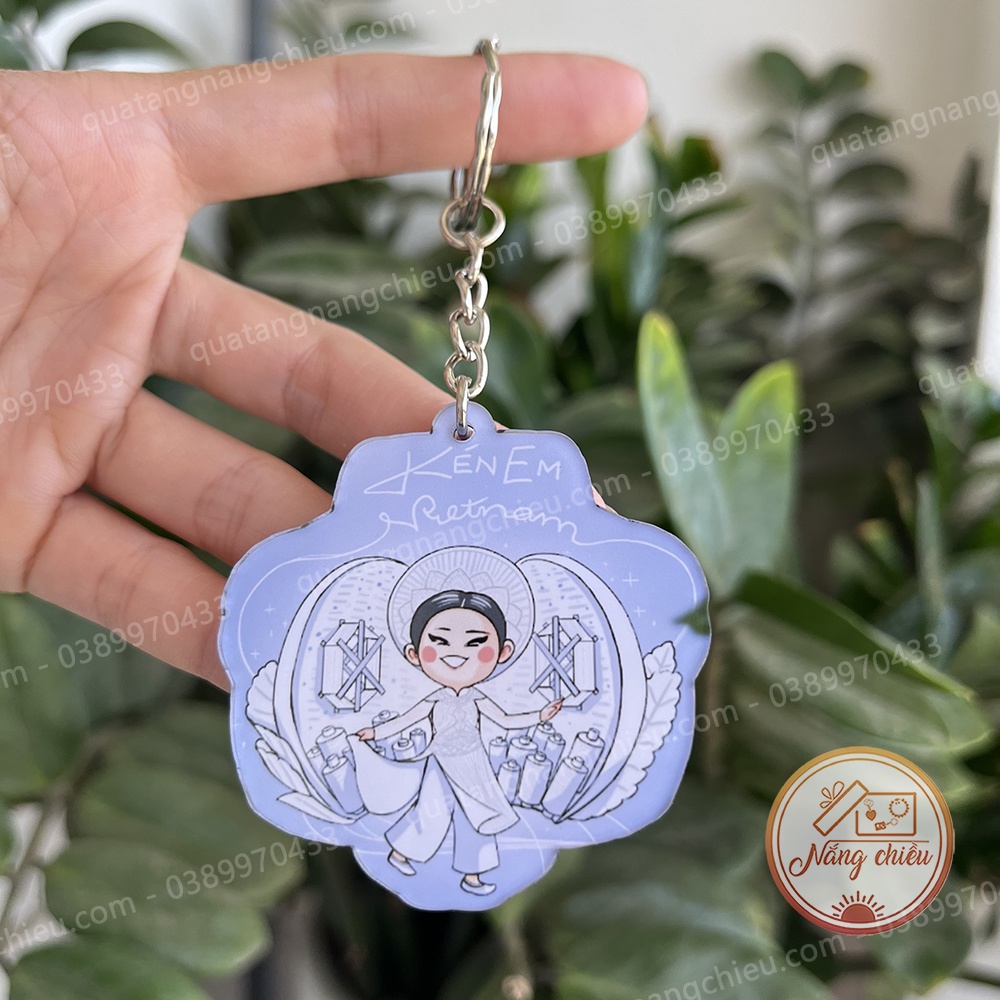Móc khóa chibi Hoa Hậu Thùy Tiên, Kim Duyên, Khánh Vân, H'hen Niê ☘️Quà Tặng Nắng Chiều☘️