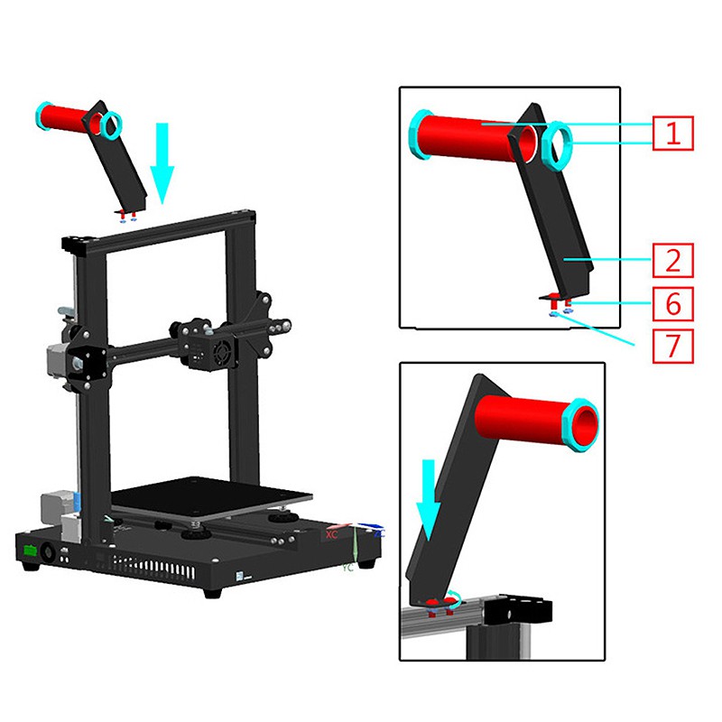 Giá Đỡ Gắn Máy In 3d Cr-10S Cr-106S4