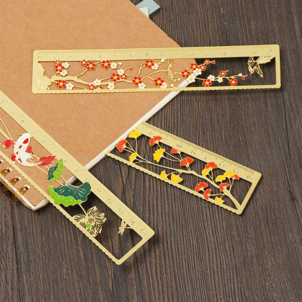 DORAW Dụng Cụ Đánh Dấu Trang Sách Bằng Kim Loại Mới Cho Học Sinh