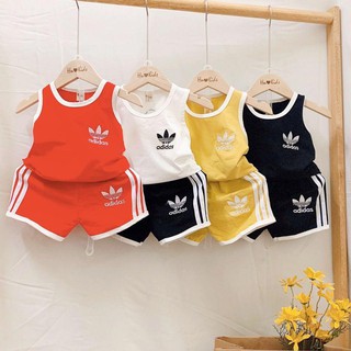 29K Quần áo trẻ em cho bé trai  Adidas - Vải Cotton - Size Đại