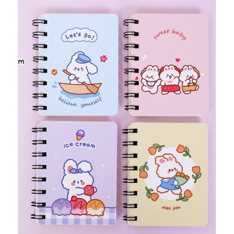 Sổ ghi chú mini dễ thương kích thước a7 đút túi - vở học sinh cute quà tặng xinh giá rẻ