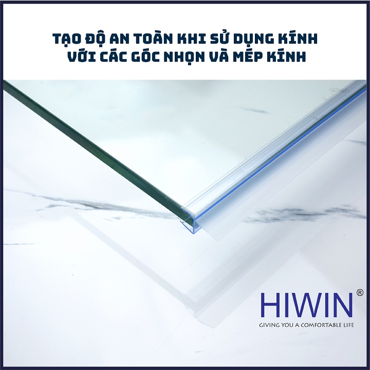 Combo 2 gioăng (ron) chắn nước nhà tắm chữ H, Y, A, F, gioăng lá 135 độ dùng cho kính 10mm HIWIN
