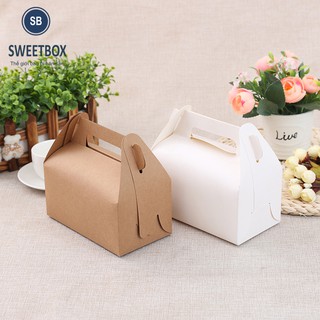 [RẺ NHẤT SHOPPEE] Hộp Đựng Bánh Kẹo Có Quai Xách 16.2x9x8cm