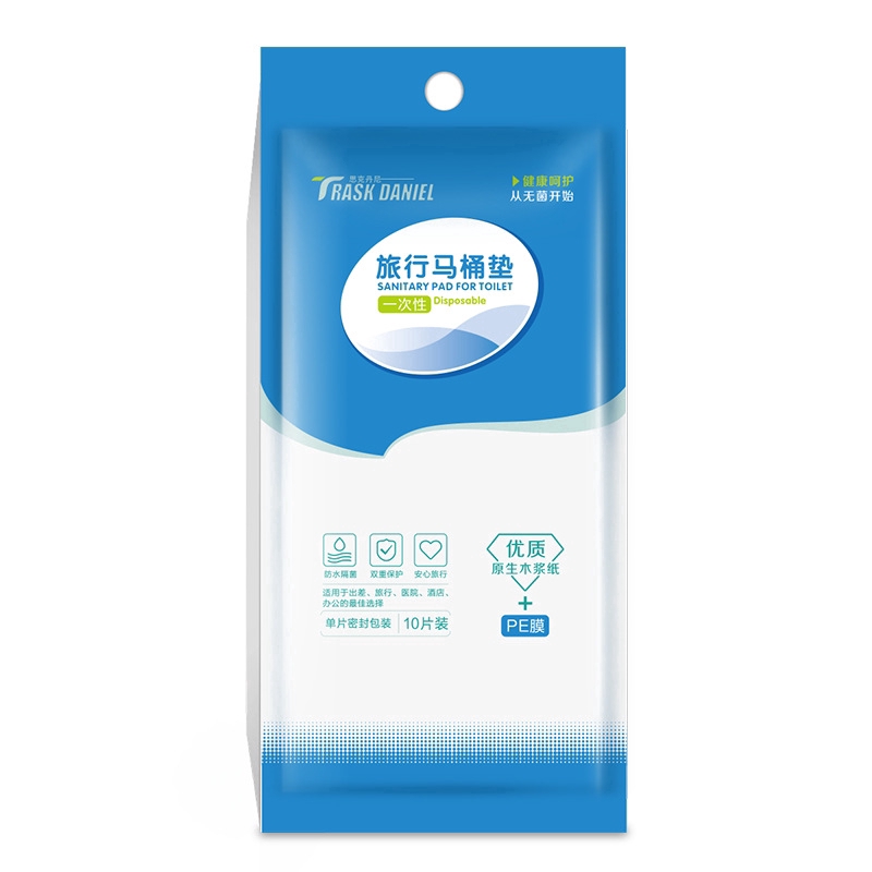Set 10 Miếng Giấy Lót Bồn Cầu Vệ Sinh Tiện Lợi