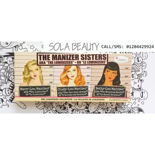 Bộ ba chị em phấn bắt sáng, má và tạo khối - The Balm - The Manizer Sisters