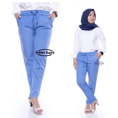 Quần Baggypants Bán Jean / levis Màu Xanh Băng Giá Tất Cả Các Kích Cỡ Dành Cho Thanh Thiếu Niên - Người Lớn
