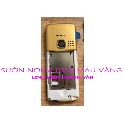 SƯỜN NOKIA 6300 MÀU VÀNG
