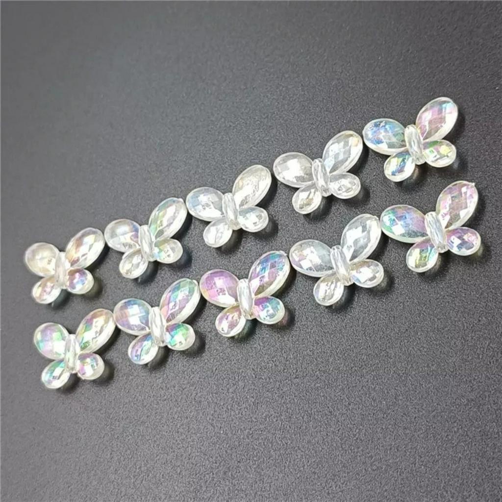 1 con bưom trong ánh cừ 17mm, hạt nhựa xỏ vòng DIY