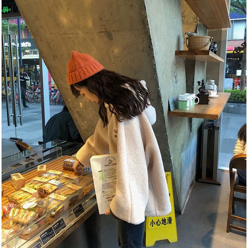 Áo Len Lông Cừu Tay Dài Thiết Kế Mới Thời Trang Mùa Đông Theo Phong Cách Hàn Quốc Dành Cho Nữ | BigBuy360 - bigbuy360.vn