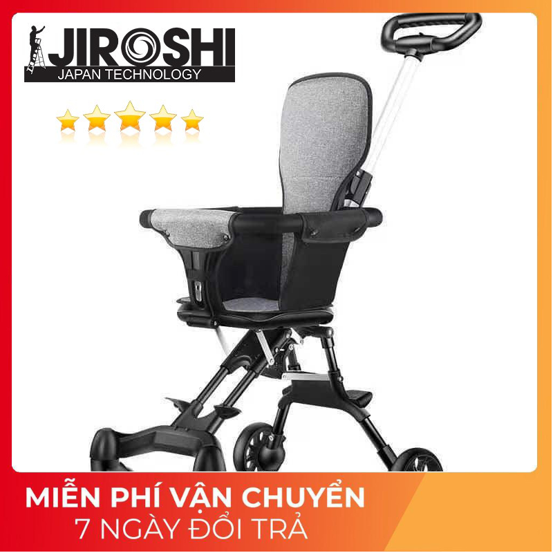 Xe đẩy gấp gọn cho bé đi du lịch, Xe đẩy cho bé 2 chiều ngả 3 tư thế cao cấp