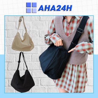 Túi tote đeo chéo vải bố CANVAS đựng đồ thời trang loại lớn AH1476-6D8