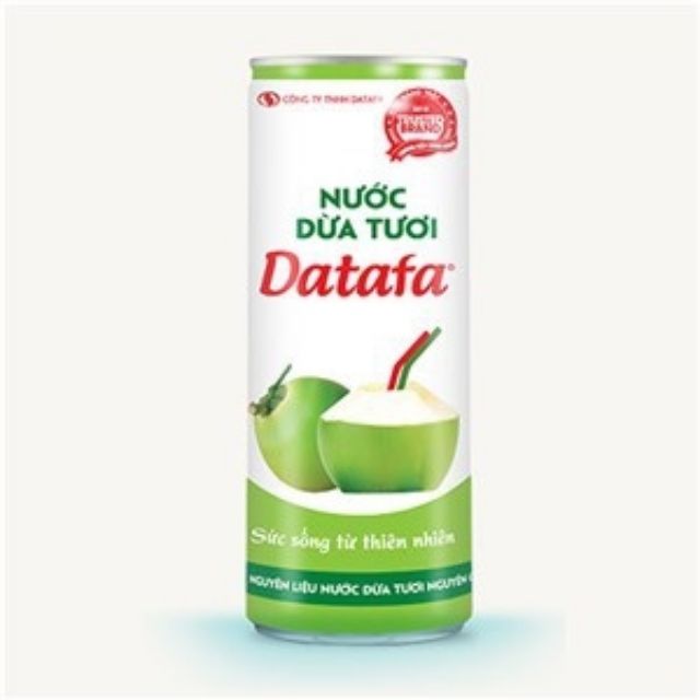 Nước dừa tươi datafa 24 lon x 325ml