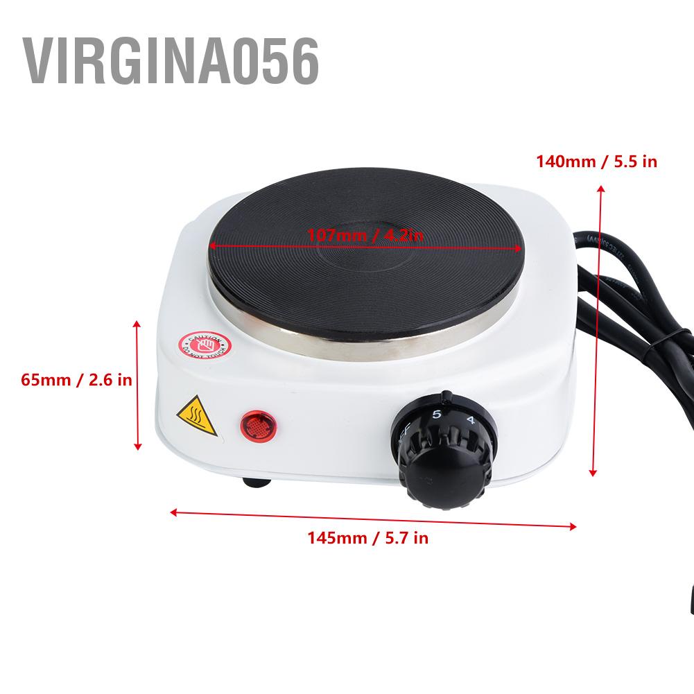 Virgina056 Bếp điện nhỏ 500W di động Máy sưởi gia đình đa chức năng