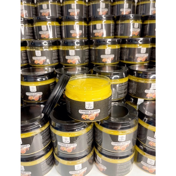 Tẩy Tế Bào Chết Body LEVI Chiết Xuất Muối nghệ mật ong trắng da cao cấp organic dung tích 200ml | BigBuy360 - bigbuy360.vn