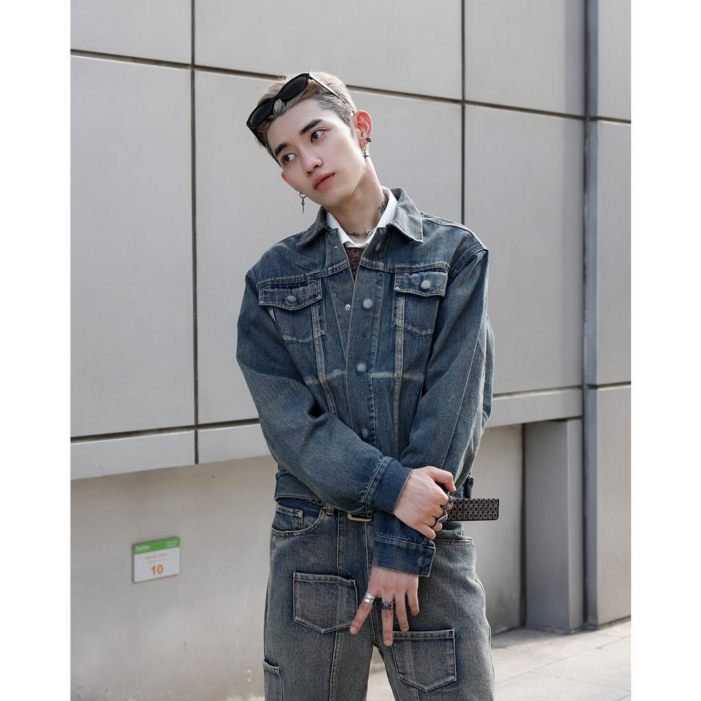 Áo Khoác Galvin Jacket Jean Denim LJIN K0641 Cá Tính Thời Thượng