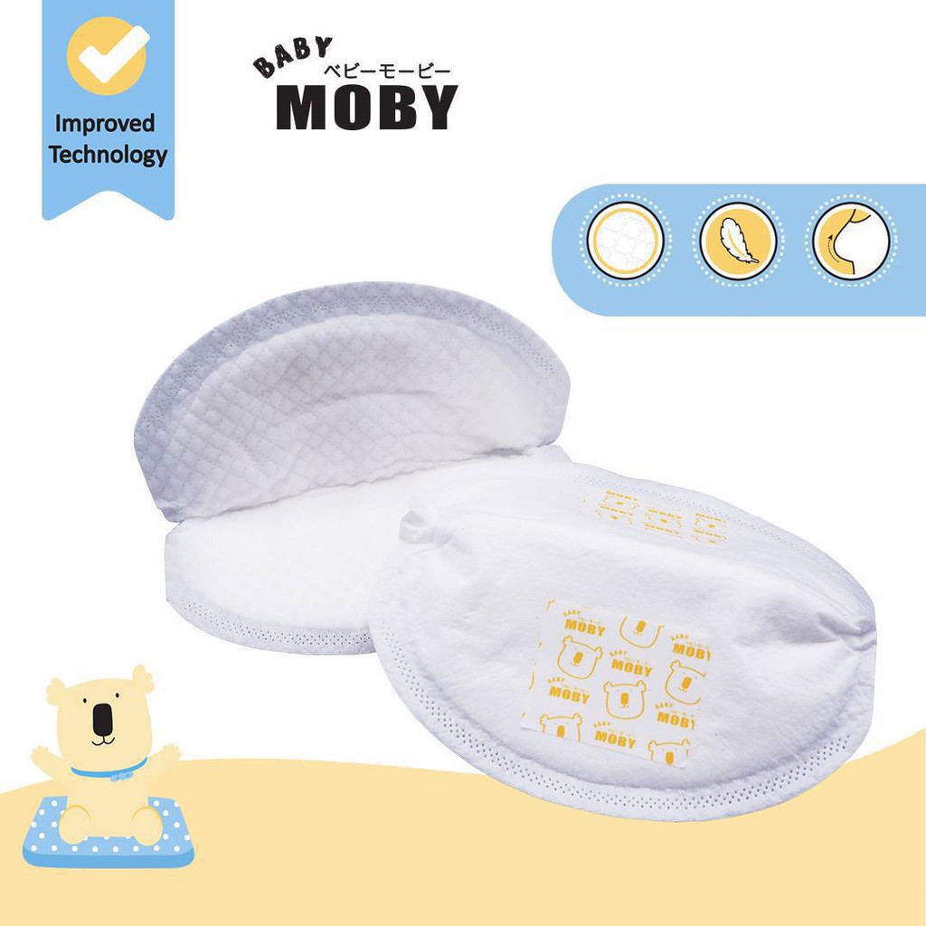 Miếng Thấm Sữa Moby Cho Mẹ Bảo vệ mẹ, an toàn bé