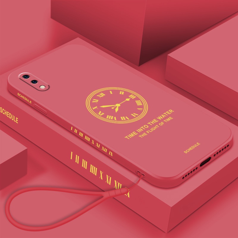 Ốp Điện Thoại TPU Silicone Hình Đồng Hồ Cho vivo y91 y91c y93 y95 y81 y83 y71 y85