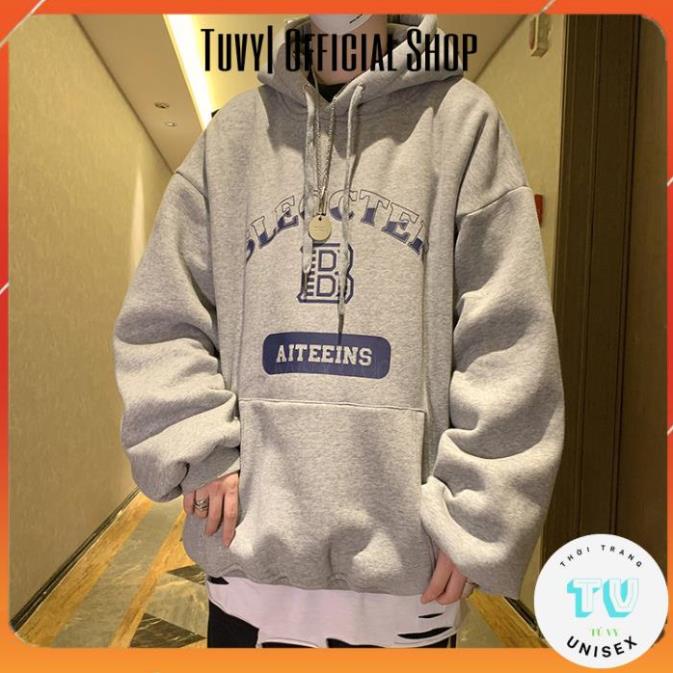 Hoodie nam nữ  TUVYSHOP  Áo hoodie tay dài dáng rộng in chữ thời trang cho nam