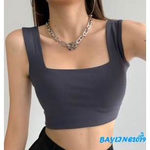 Áo Lửng Hai Dây Màu Trơn Thời Trang Nữ Tính