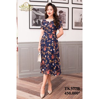 Váy đầm trung niên Ladyshop thời trang quý bà cao cấp TK577