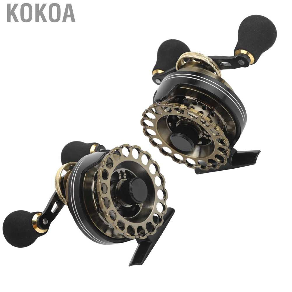 Kokoa All Metal Fishing Reels 8 Bearings 3.5:1 Gear Ratio Raft Wheel Accessory