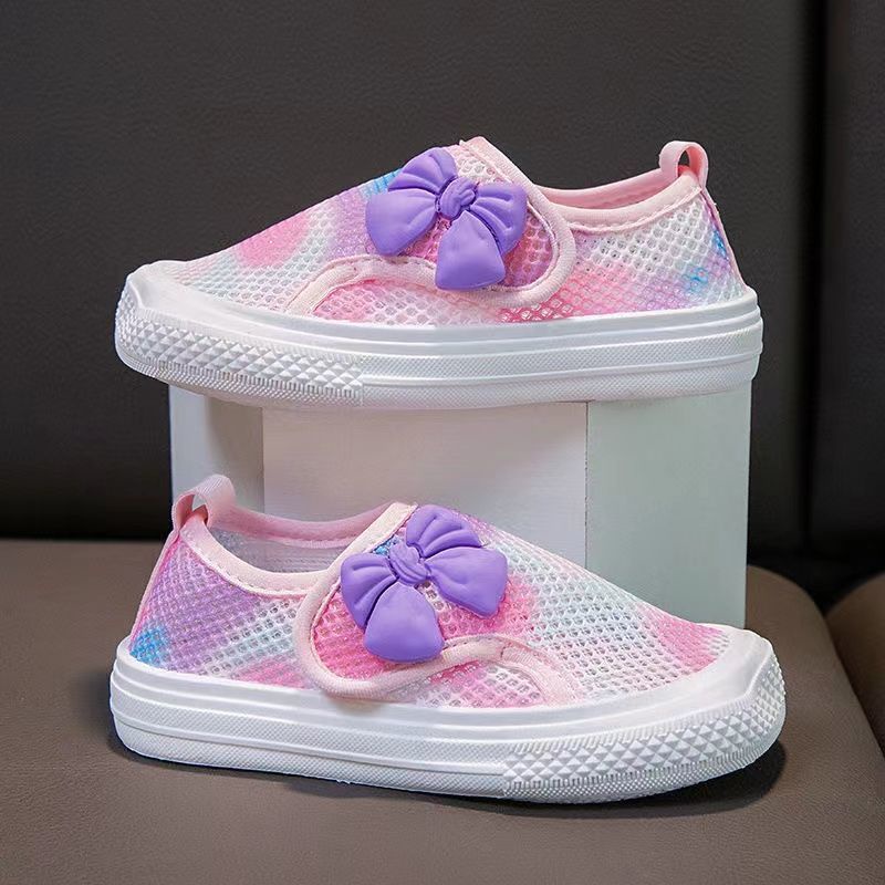 Giày Sneaker Phối Lưới Thoáng Khí Thời Trang Mùa Hè 2022 Cho Bé
