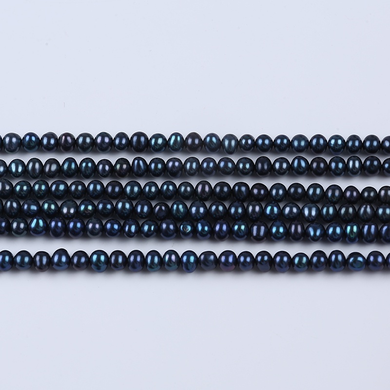 Sợi dây ngọc trai cao cấp 5-6mm dùng làm đồ trang sức thủ công