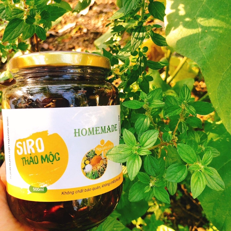 Siro ho thảo mộc homemade