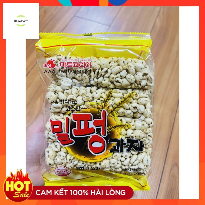 Bỏng gạo, cốm, bỏng lúa mì ăn vặt Hàn Quốc