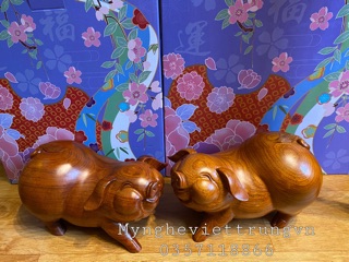 Heo Gỗ Phát Tài - Heo Gỗ Bình An