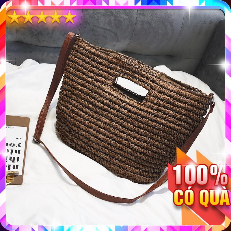 TÚI CÓI ĐI BIỂN DÂY DA CÁCH TÂN KIỂU HÀN P1210 - LoanTay