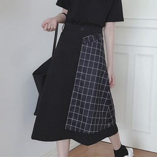 (ORDER) Chân váy kẻ cách điệu