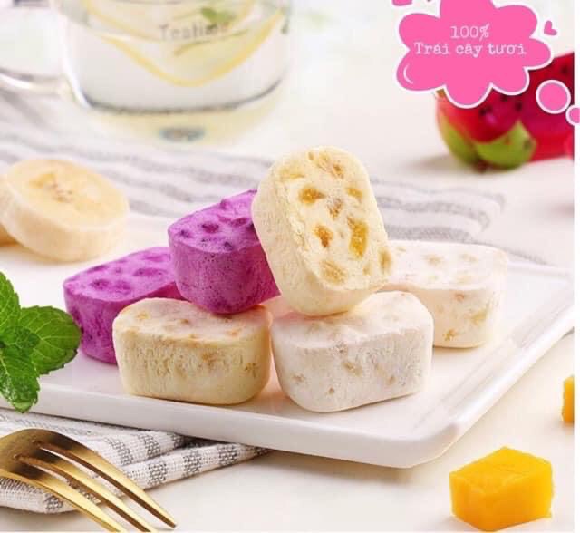 💥HÀNG SẴN LOẠI NGON💥 VIÊN SỮA CHUA HOA QUẢ SẤY KHÔ