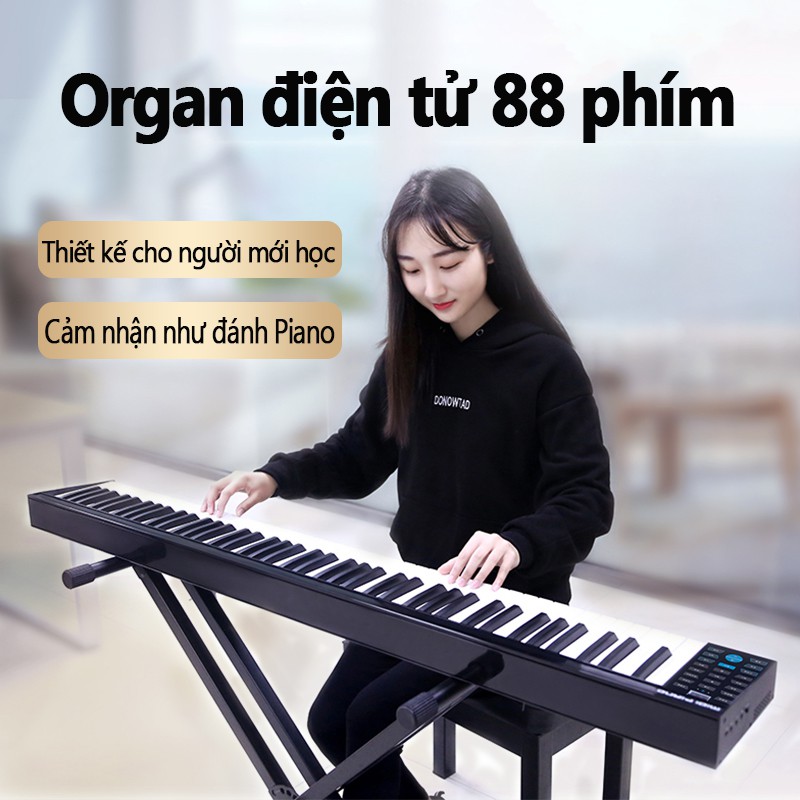 MUS02 Đàn organ điện tử 88 phím kết nối bluetooth đàn piano MIDI đàn organ đàn piano tập luyện