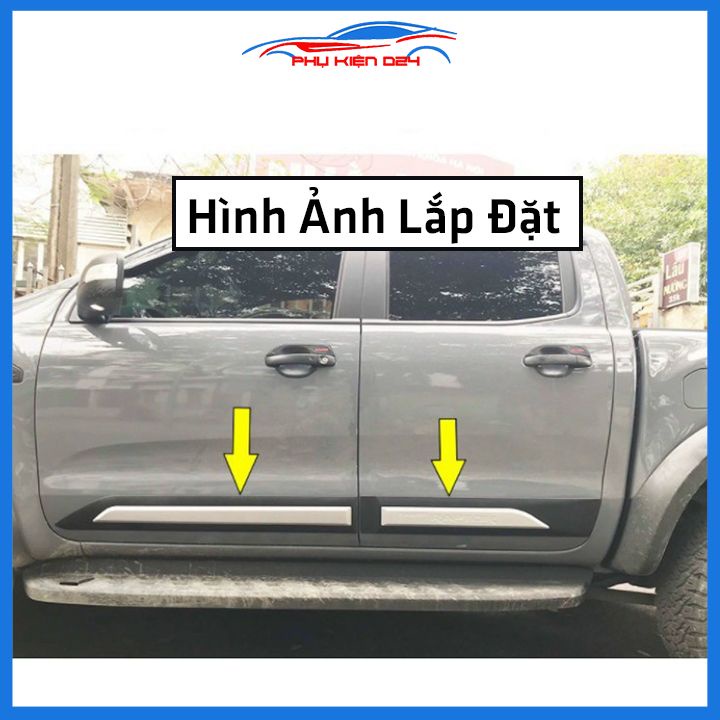 Bộ ốp nẹp sườn Ranger 2016-2017-2018-2019-2020-2021-2022 bản to trang trí làm đẹp xe