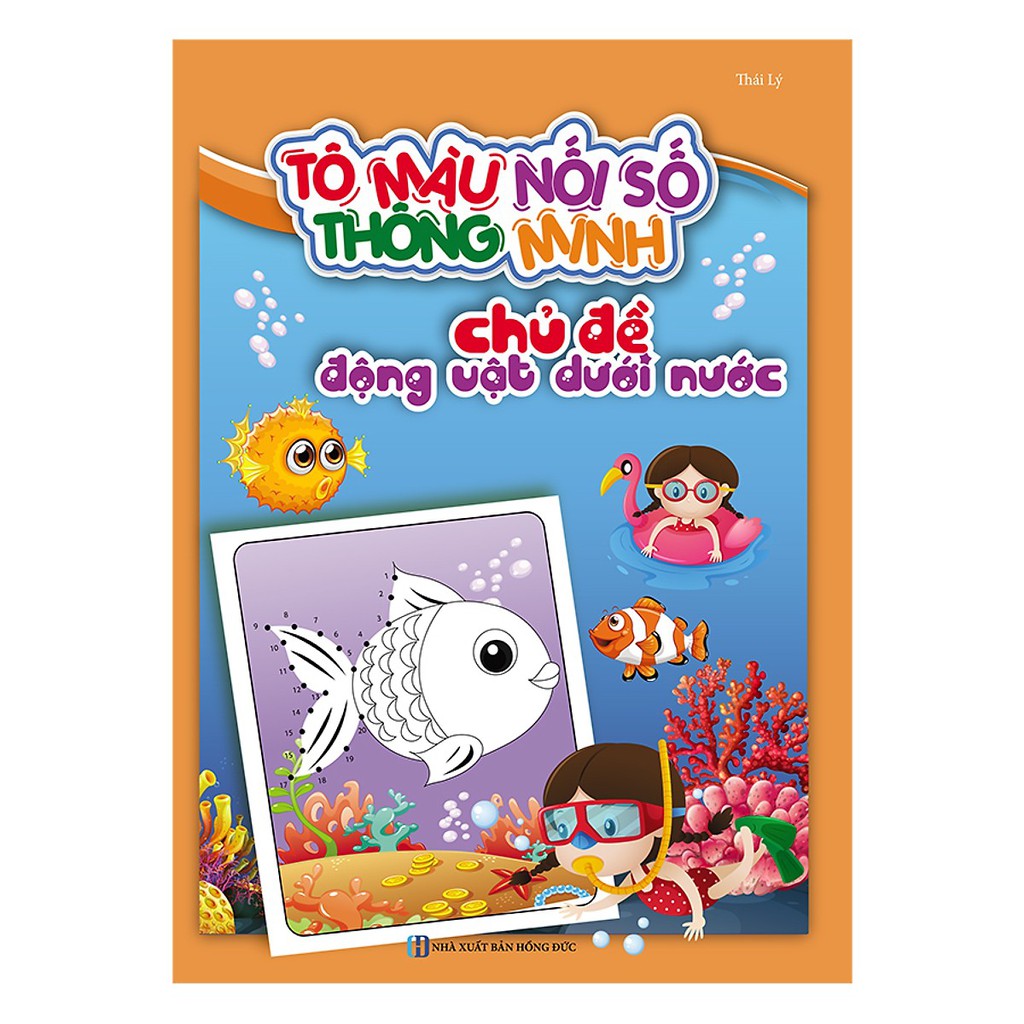 Sách -Tô Màu Nối Số Thông Minh Cho Bé 3-6 Tuổi (Bộ Túi 8 Cuốn)