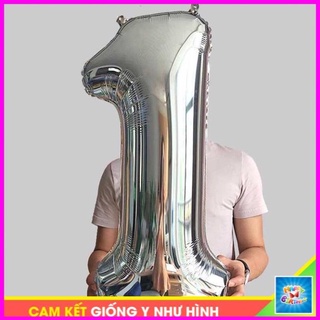[CỠ ĐẠI] Bóng số sinh nhật size 80cm để trang trí sinh nhật, tiệc tùng, sự kiện