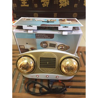 Đèn sưởi nhà tắm Braun BU16 có quạt thổi