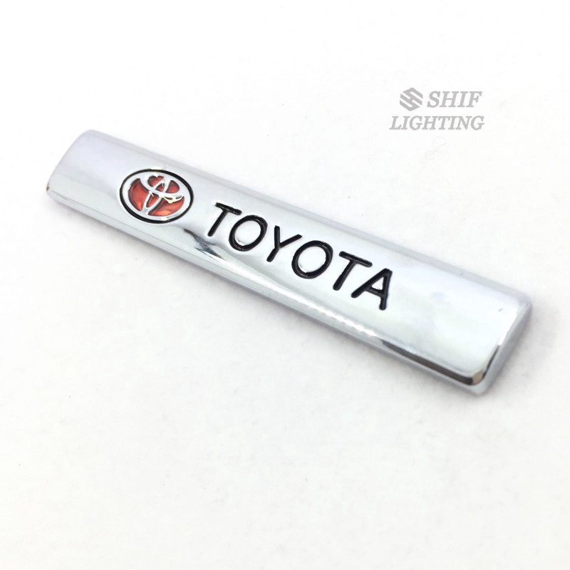 Logo Dán Toyota Bằng Kim Loại Trang Trí Xe Hơi