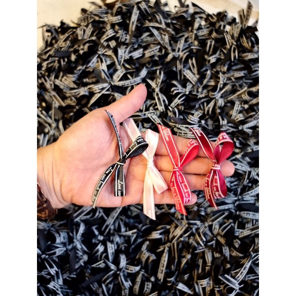 Nơ chữ 1 cm, ruy băng 1 cm chữ