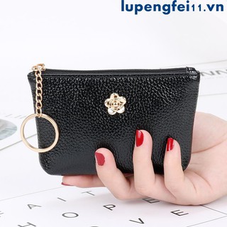 New style, new style, hot sale Women's coin purse short small soft leather wallet zipper pocket coin clutch bag clutch bag document bag key card bag wallet bag
