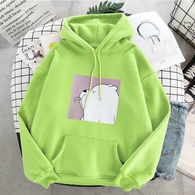 [ HÓT_HÈ ] ÁO HOODIE PHOM NAM VÀ NỮ IN PÉT GẤU THÈ LƯỠI SIÊU CUTE