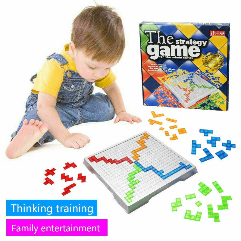 The Strategy Game Blokus Game Bộ Trò Chơi Board Game Chiến Lược Blokus Phiên Bản Tiếng Anh