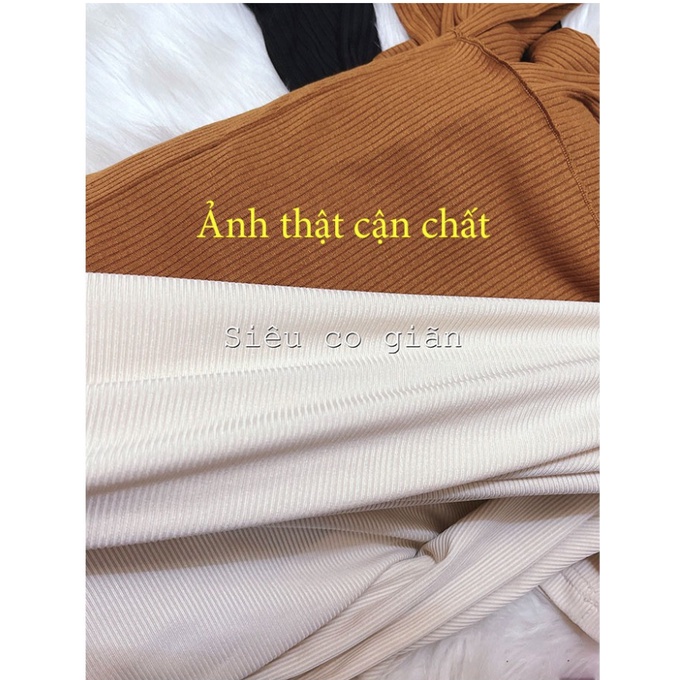 Áo thun nữ len tăm tay dài BỆT VAI dáng tiểu thư xinh xắn - AK0004 | 23tshop