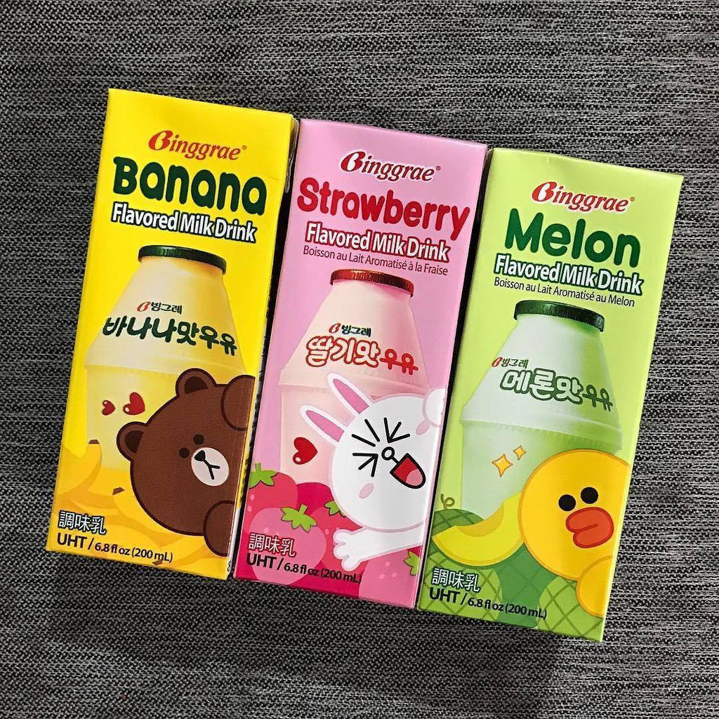 [FREESHIP 99K TOÀN QUỐC] [Hàng Nhập Khẩu] Sữa Binggrae 6 Hộp/Lốc