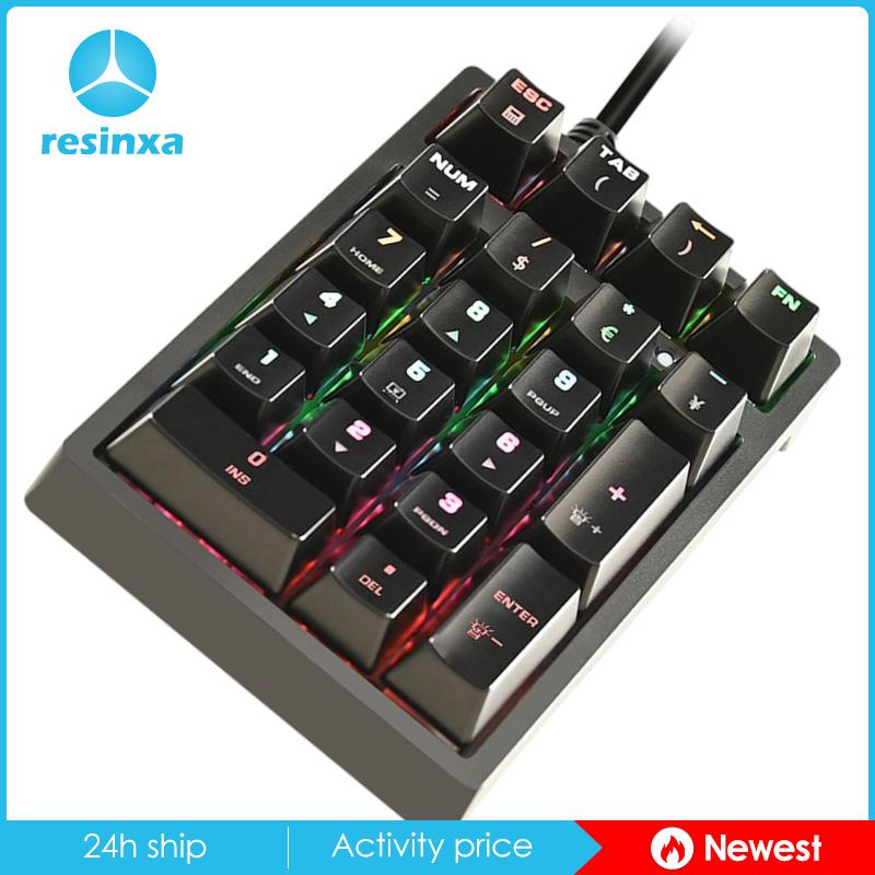 Bàn Phím Số Cơ K21 Mini 21 Phím Cắm Và Sử Dụng Cổng USB